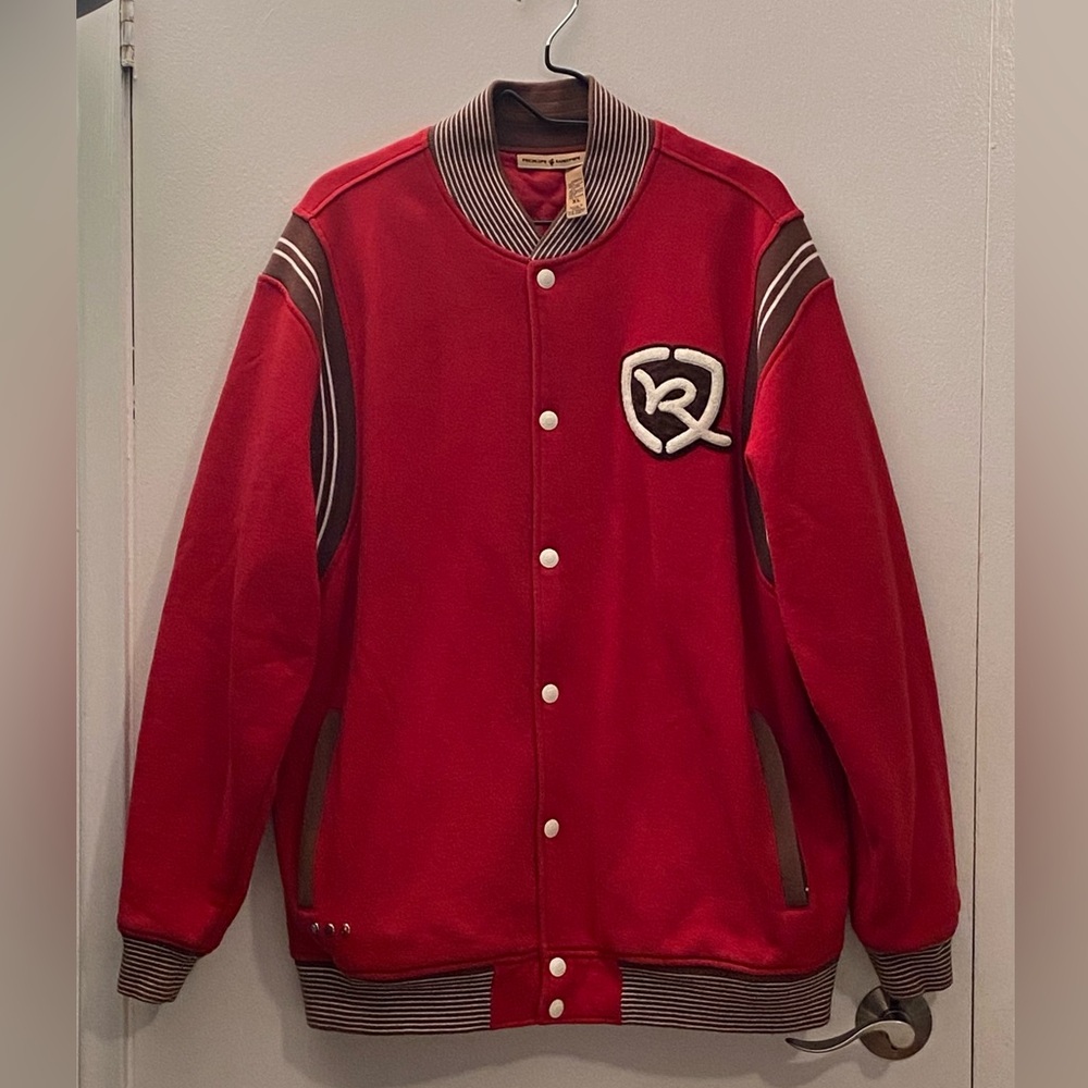 Men’s RocaWear Red Varsity Jacket XL